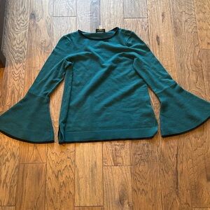 Sam and Jess Teal Bell Sleeve Sweater